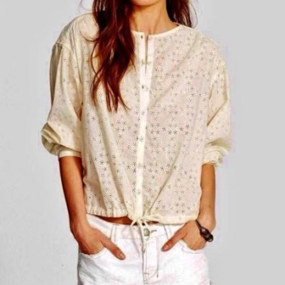 Free People Tops - SOLD!!! Free People peasant blouse